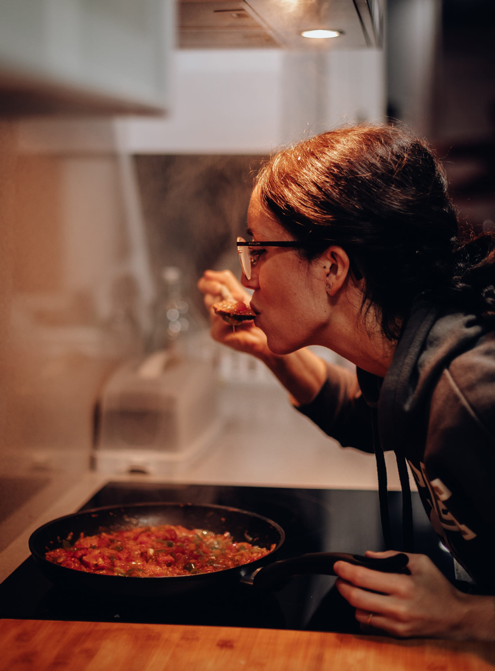 Chef Tasting Food